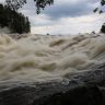 Dalälvens vårflöde vid Älvkarleby...