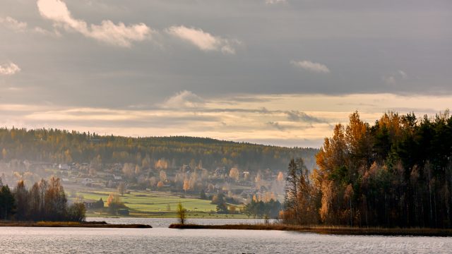 Soldis över byar