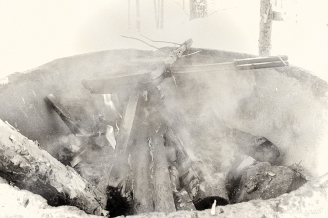 Barbecue i renbetesland
