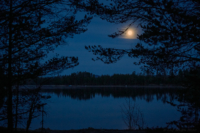 En natt med månen