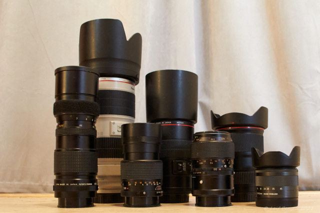 Fr.v.Hexanon AR 85-205 f3.8-, EF 70-200 f 2.8L IS, Hexanon AR 135 f3.5-, EF 100 Macro f2,8L IS, Hexanon AR 55 Macro f3.5-, EF 16-35 f4L IS, EF-M 15-45 f3.5-6.3 IS.