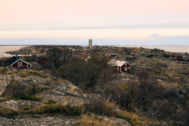 Vy mot norr från Landsorts fyr