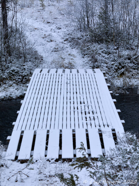 Skoterbron över Geddtjennbäcken
