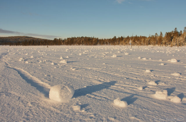 När vinden rullar snö