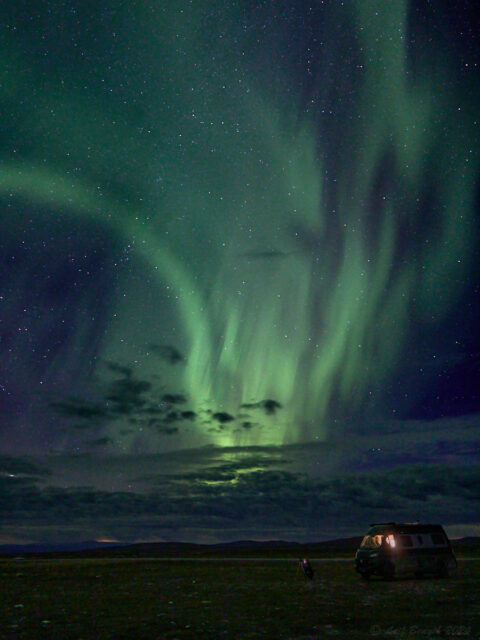 Mot öster - Norrsken, Flatruet, fotograf och en tv-tittare