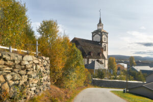 Känd kyrka i grannland