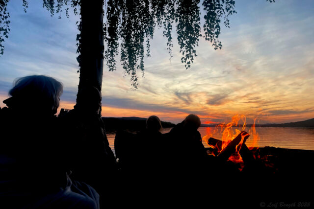 Skön solnedgång