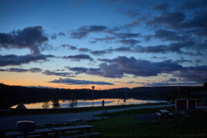 Solnedgång vid polcirkeln