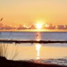 Soluppgång över havet